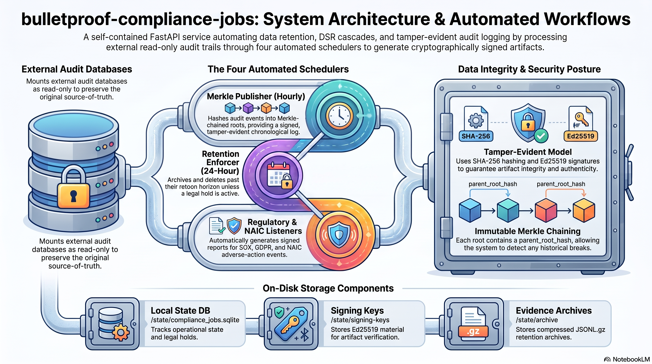 Compliance Jobs architecture infographic