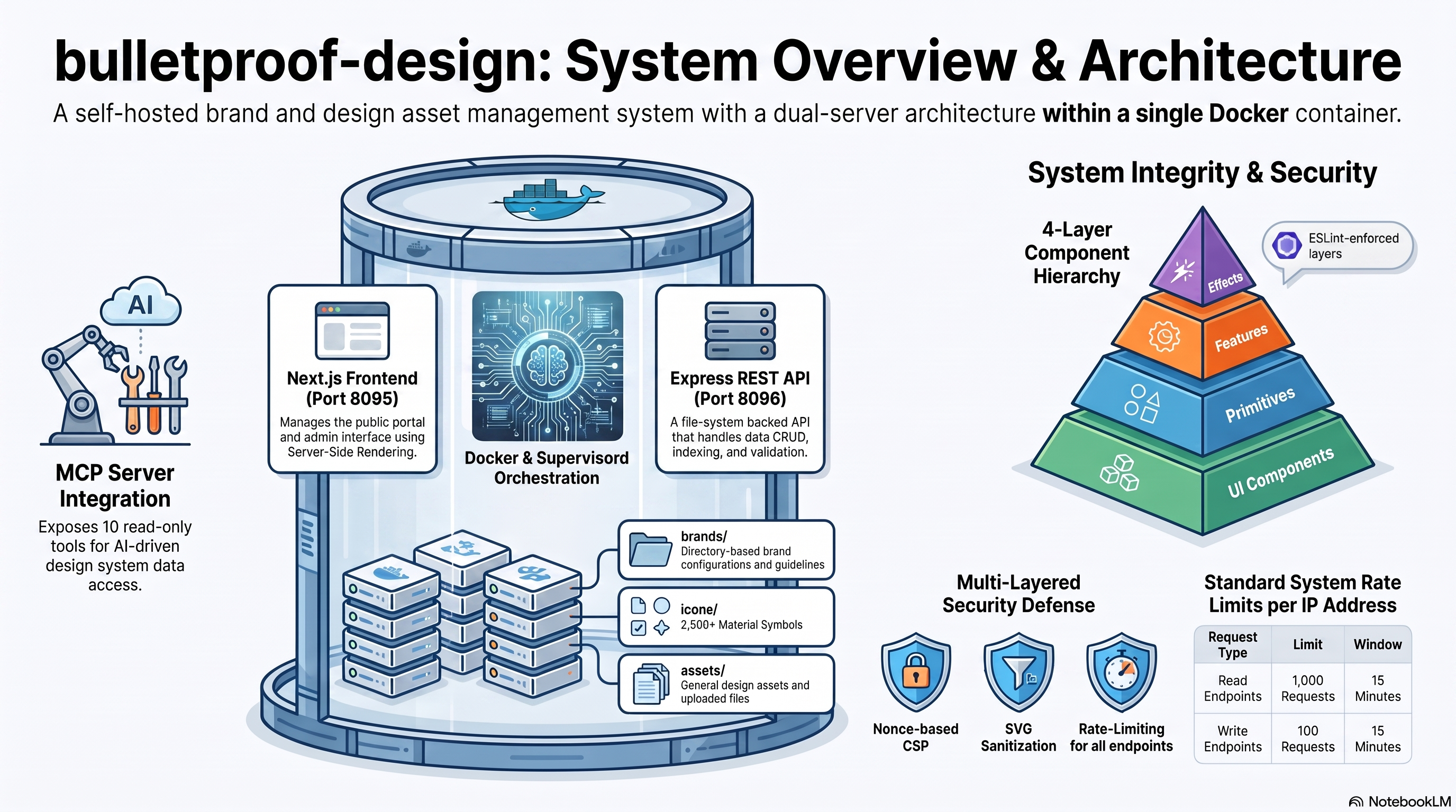 Design System architecture infographic