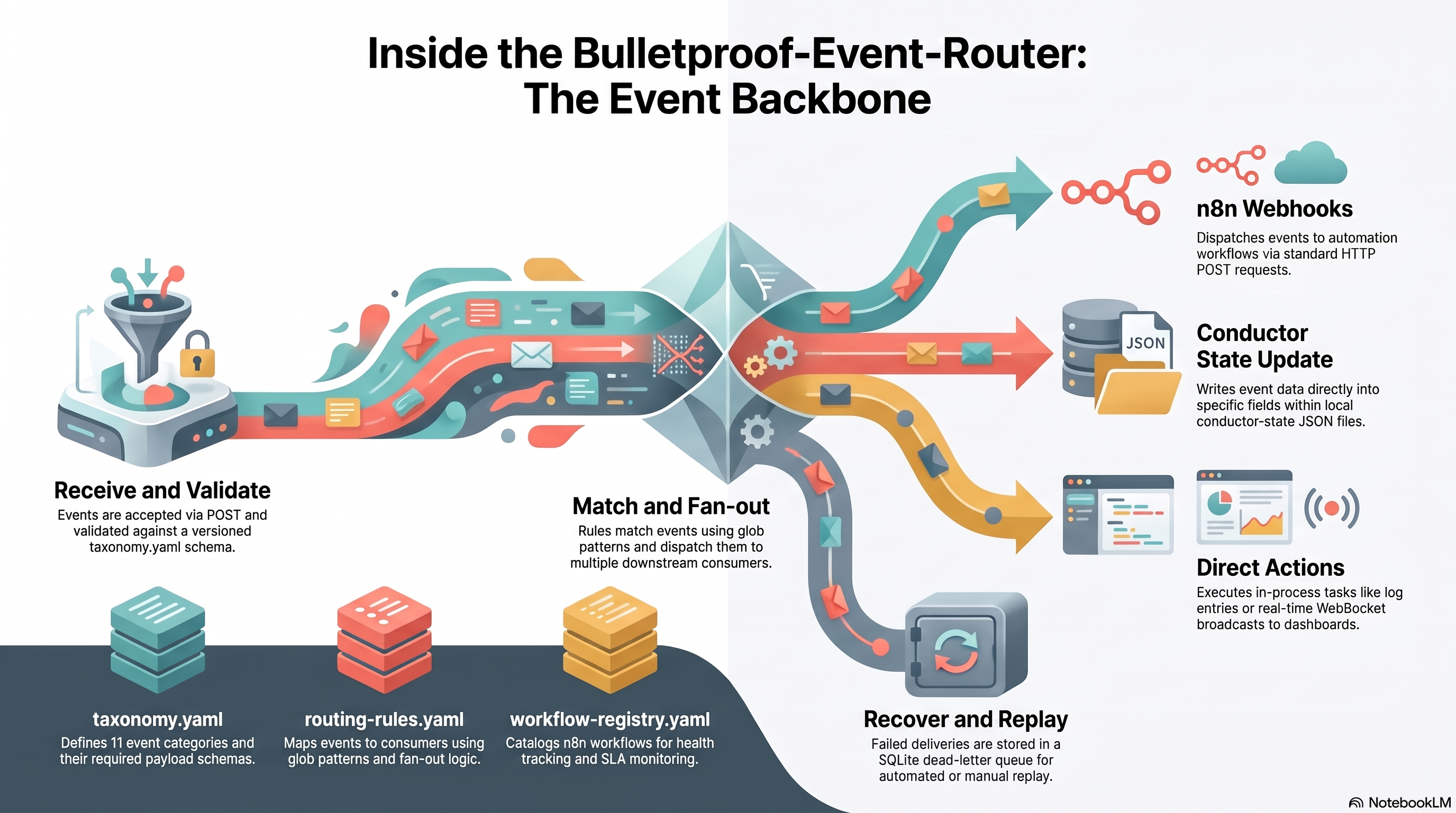 Event-Driven Automation architecture infographic
